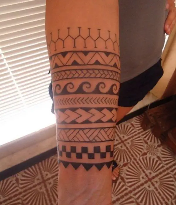 Polynesische Armband Tattoos Ontwerpen