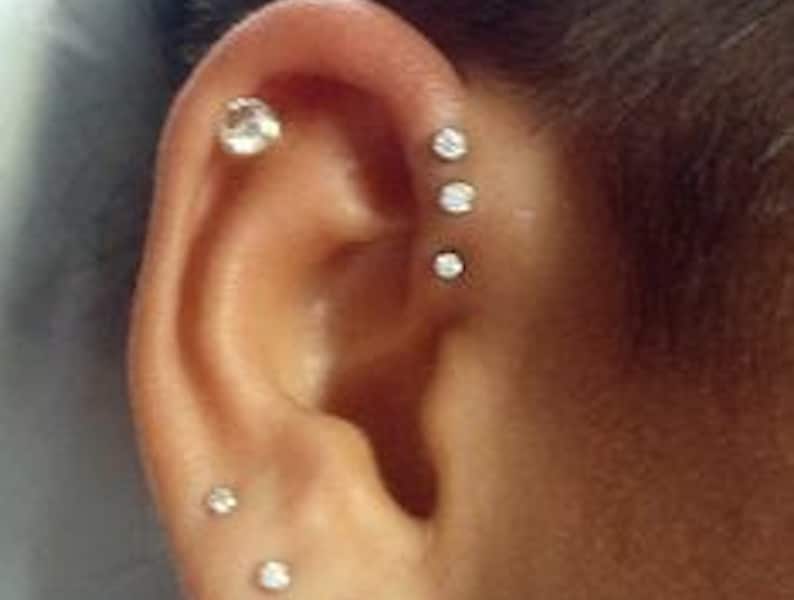 triple helix piercing triple helix piercing